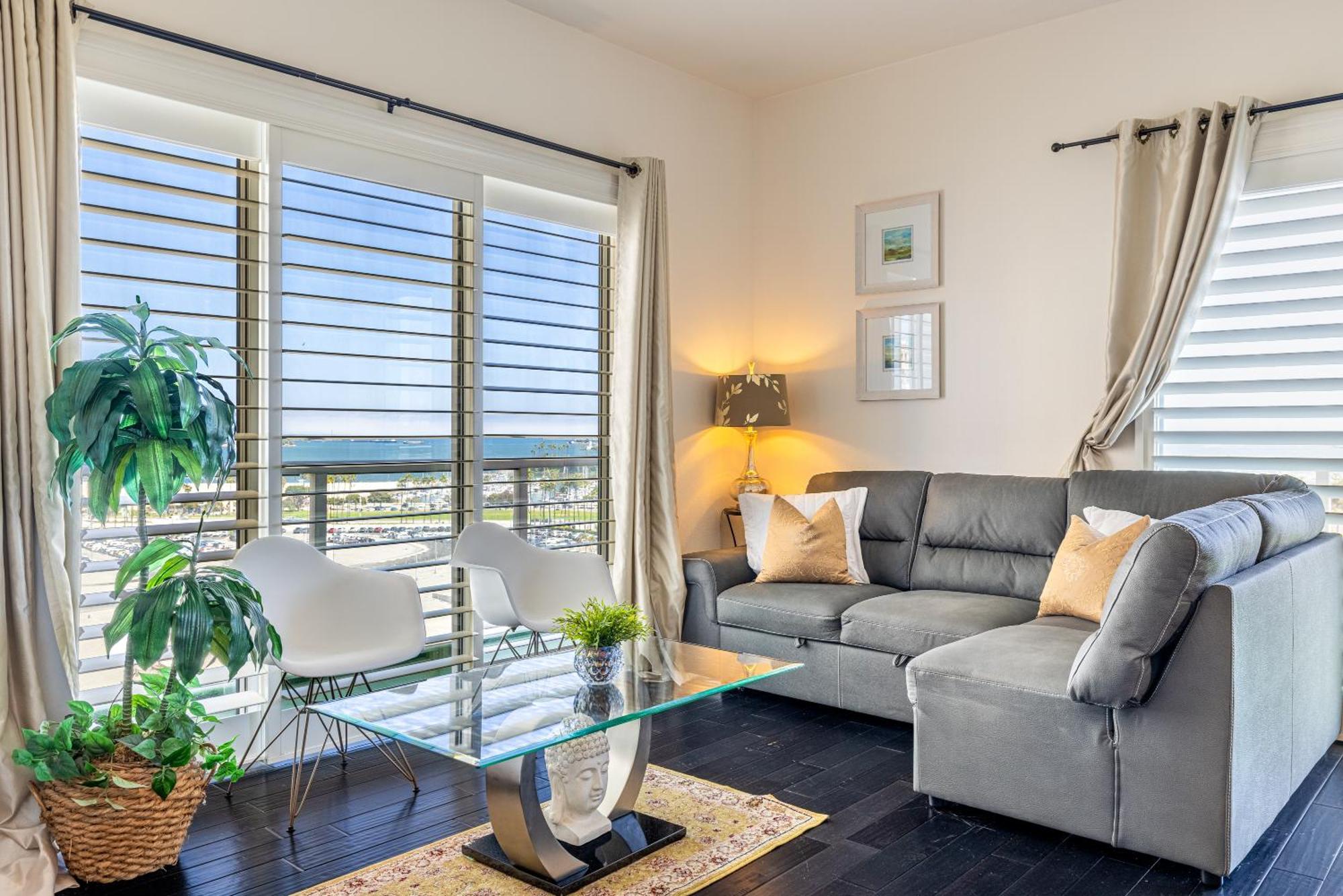 롱비치 2 Bed Ocean View Balconys Corner Unit Lb Convention Center 아파트 외부 사진