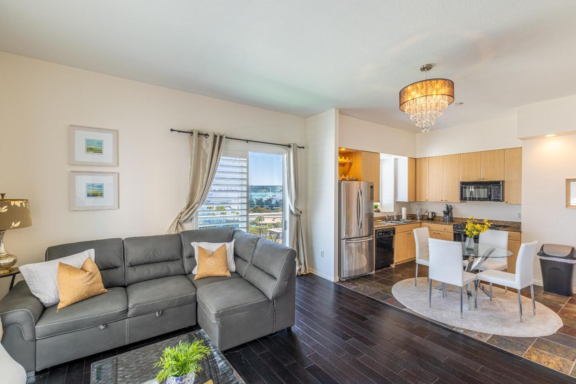 롱비치 2 Bed Ocean View Balconys Corner Unit Lb Convention Center 아파트 외부 사진